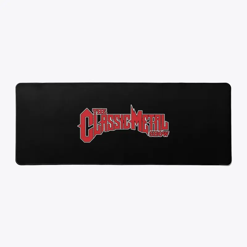 The Classic Metal Show Name Desk Mat