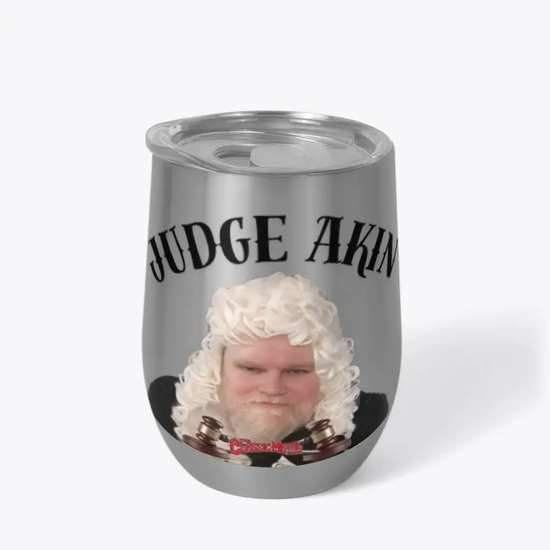 Judge Akin Wine Tumbler